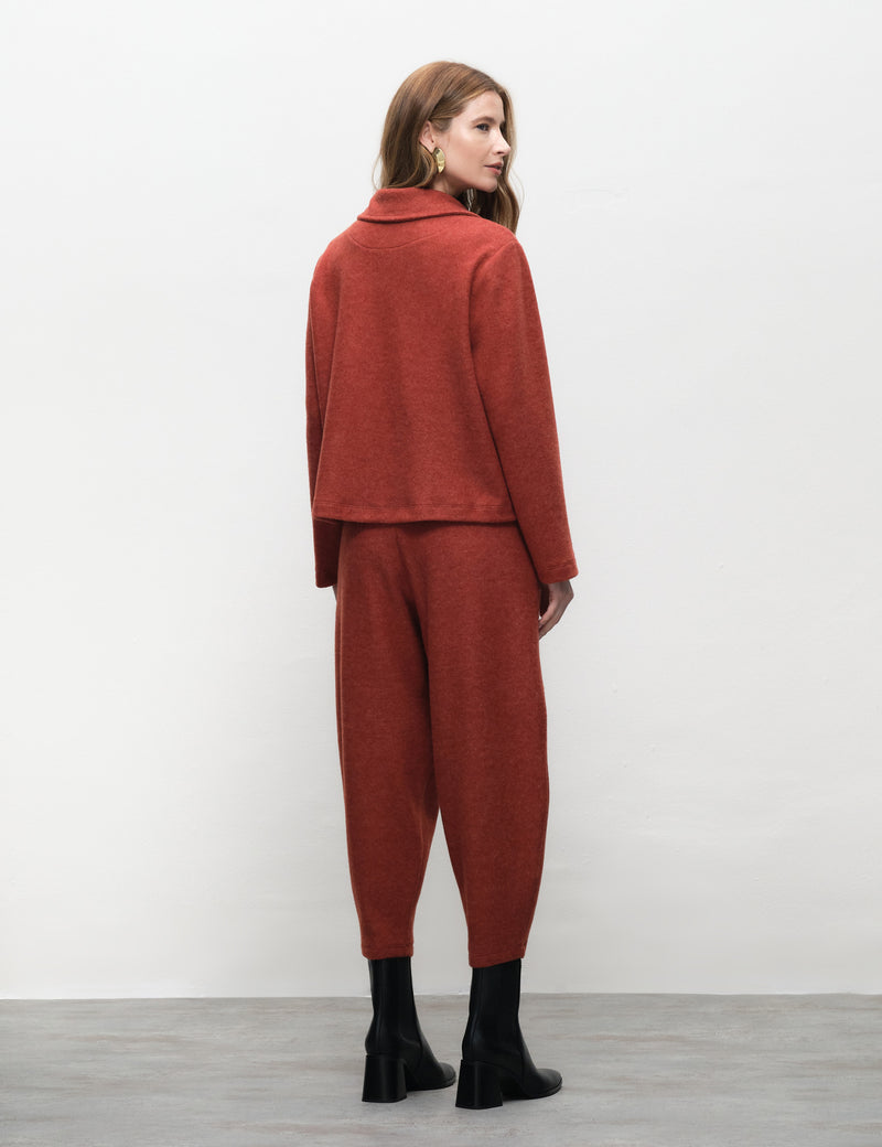 Jaqueta Zíper Fuchsia Terracota