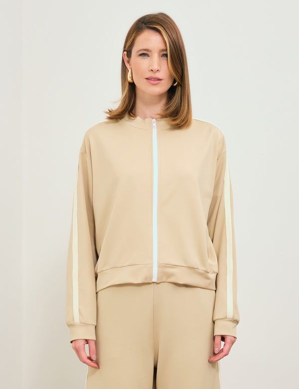 JAQUETA BOMBER POPPY SEPIA