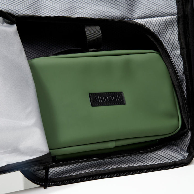 Mochila SuperBag Verde + Sistema de vácuo integrado + Garrafa Inteligente + Bomba de ar portátil