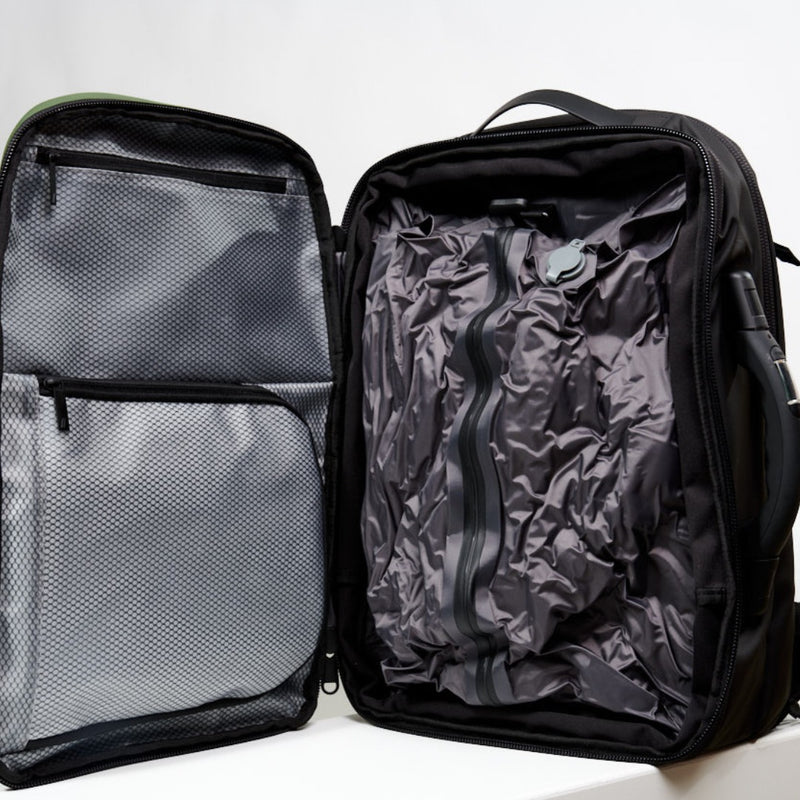 Mochila SuperBag Verde + Sistema de vácuo integrado + Garrafa Inteligente + Bomba de ar portátil