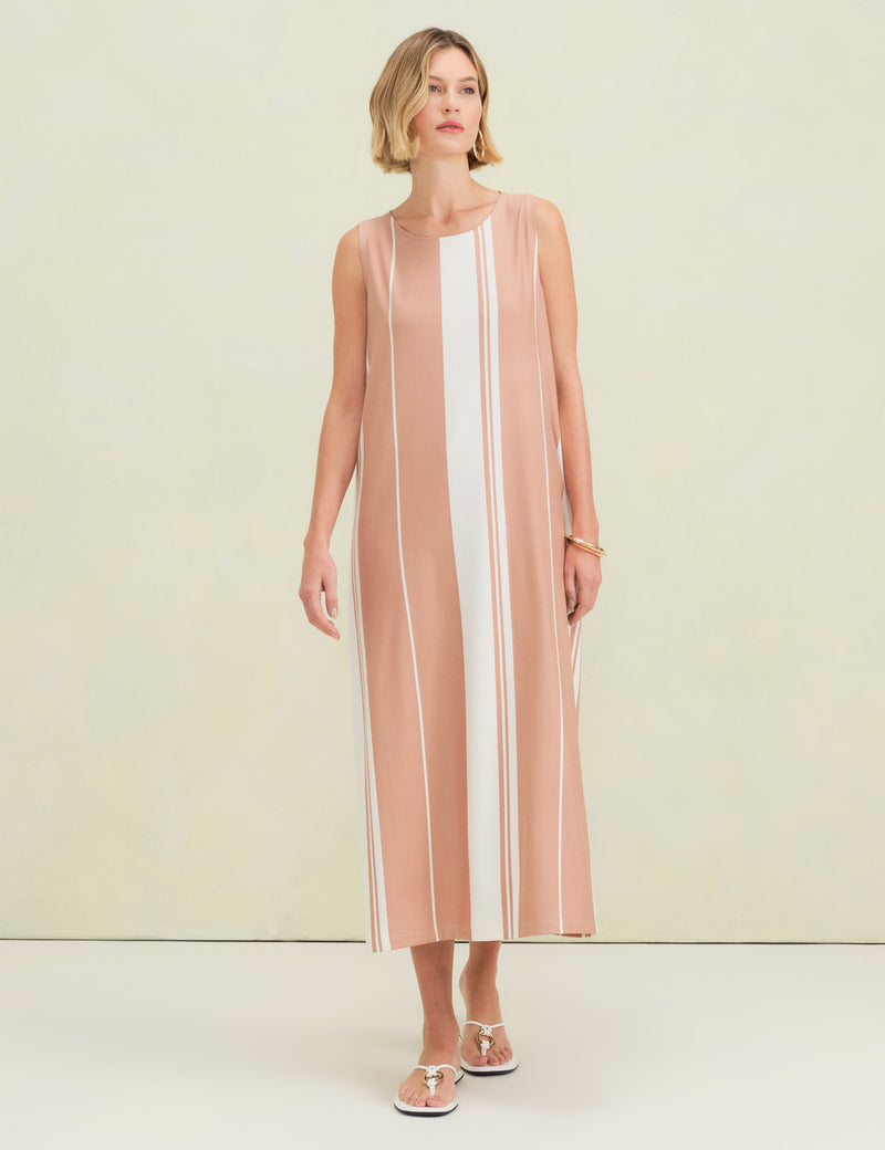 Vestido Listrado Gianna Nostalgia
