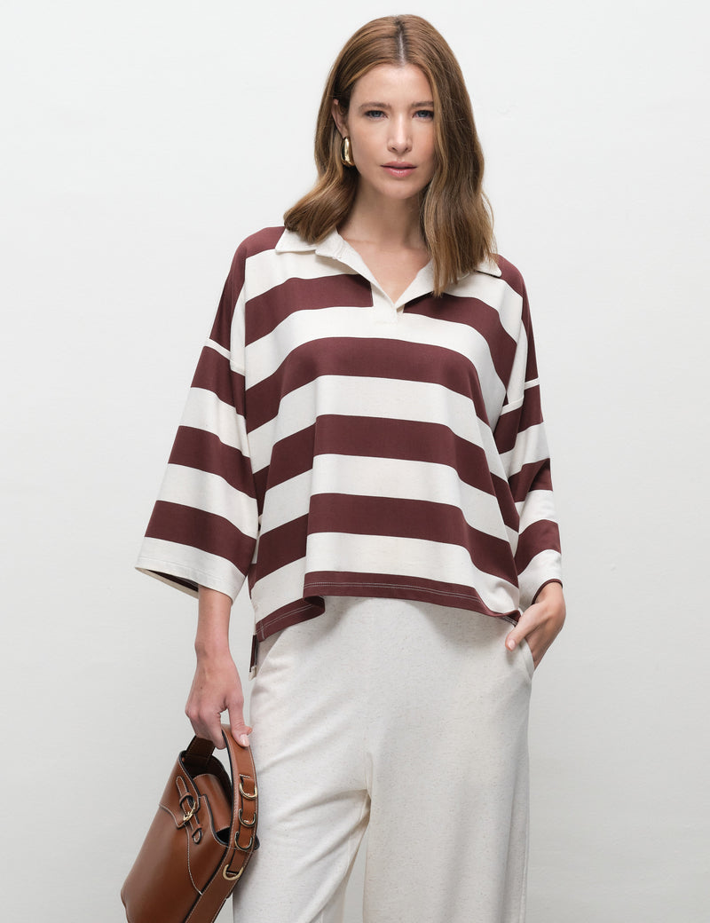 Blusa Gola Copenhagen Chocodark
