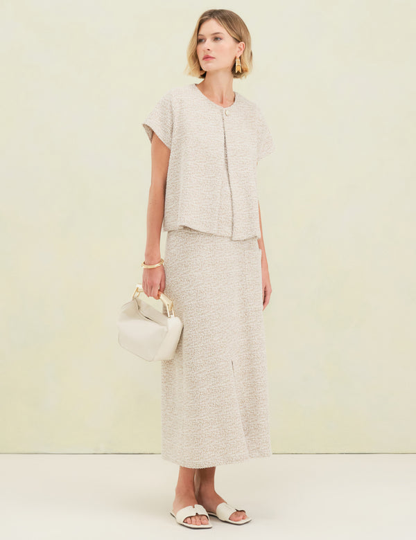 Saia Tweed Susannah Bege