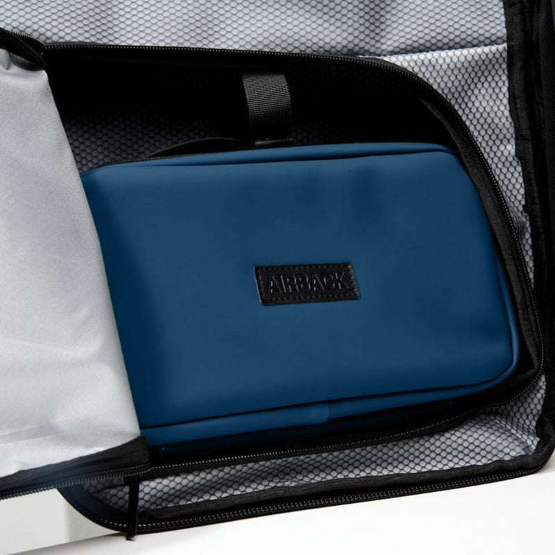Mochila SuperBag Azul + Sistema de vácuo integrado + Garrafa Inteligente + Bomba de ar portátil