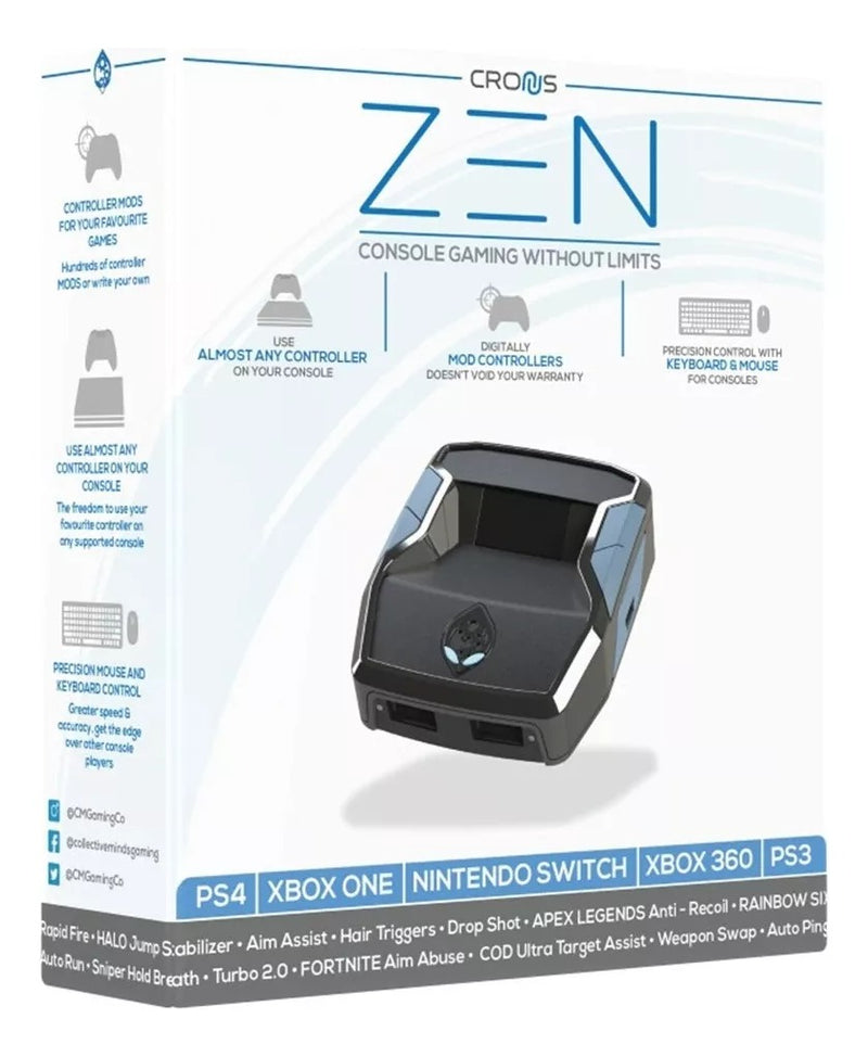 Cronus Zen Adaptador Conversor Ps5 Ps4 Ps3 Xbox One Switch e Windows PC - Já Configurado.