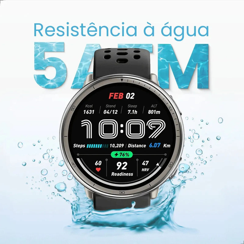 Relógio Smartwatch Amazfit Active 2 Lançamento Gps 5atm 1.32