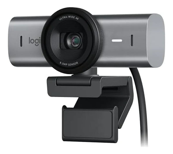 Webcam Logitech Mx Brio 4K, 1080p 60 Fps, USB-C, capa, equipe