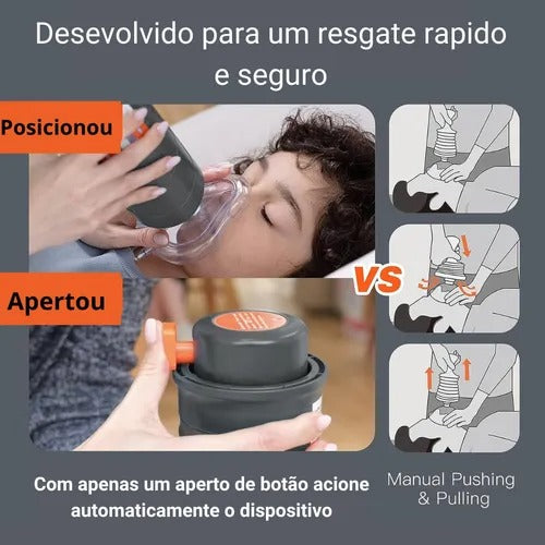 Desengasgador Automático- Primeiros Socorros Rescue Device