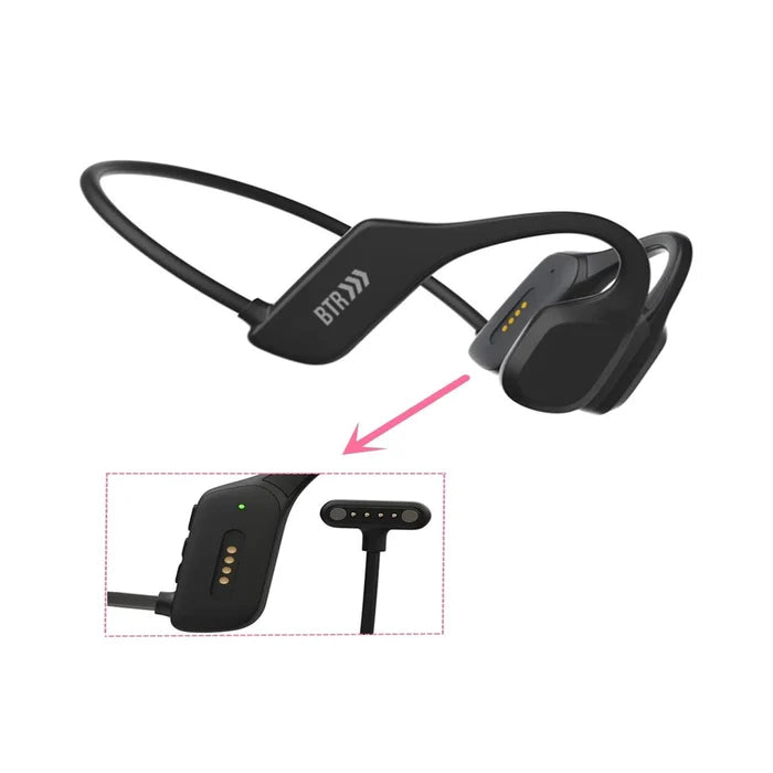 Fone Condução Óssea Esportes Ar Livre Resistente a Agua/Suor Bluetooth