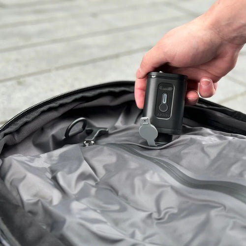 Mochila SuperBag  + Sistema de vácuo integrado + Garrafa Inteligente + Bomba de ar portátil