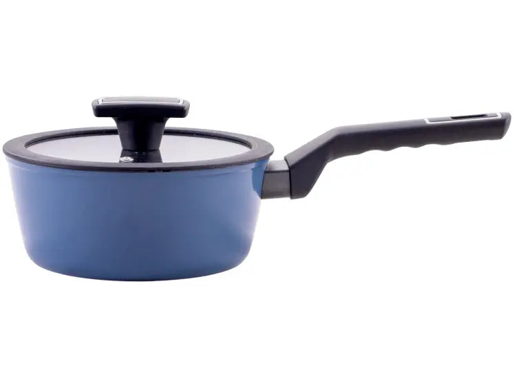 Jogo de Panelas Brinox Ceramic Life de Alumínio 8 Peças Carbon