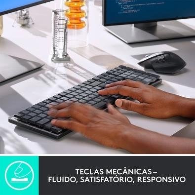 Teclado Mecânico sem fio Logitech MX Mechanical