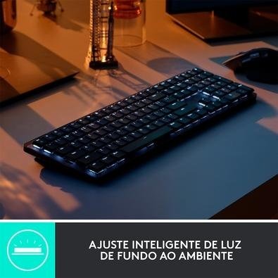 Teclado Mecânico sem fio Logitech MX Mechanical