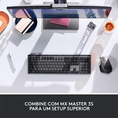 Teclado Mecânico sem fio Logitech MX Mechanical