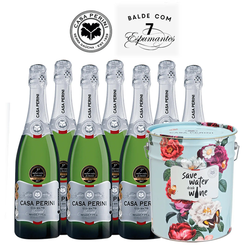 Balde Espumante Casa Perini Diversidade 7x750ml - PROMOÇÃO DE INVERNO